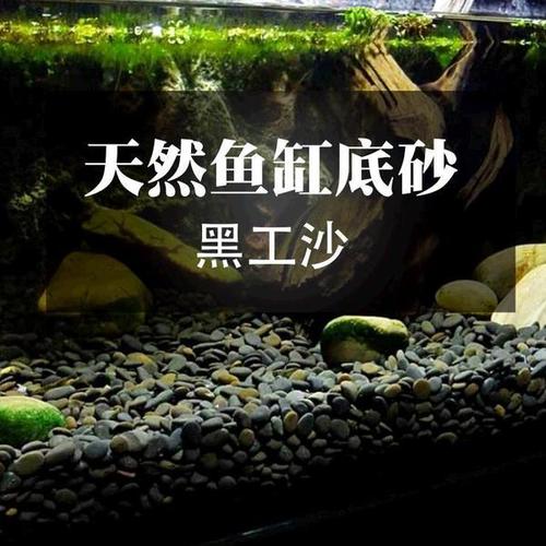 天然铁胆沙黑工砂龟缸造景水族装饰底沙养乌龟石头鱼缸鳌虾水草沙