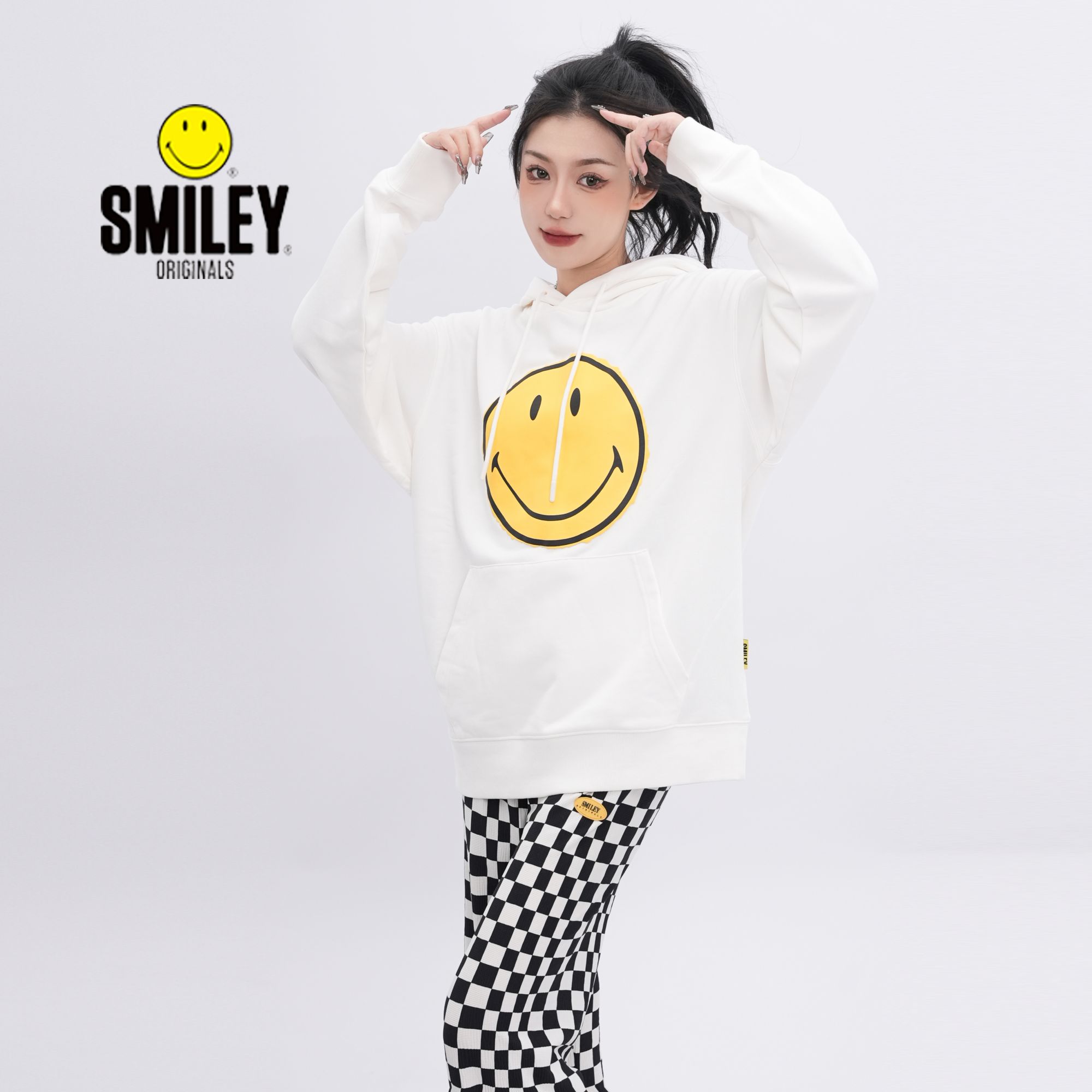 【SMILEY笑脸服饰】显瘦百搭连帽卫衣休闲情侣潮流ins秋620129050