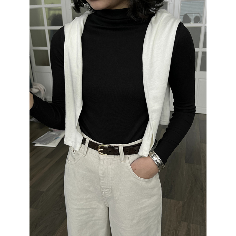 *万能打底衫*秋季薄款高领长袖打底衫女MSDD6316