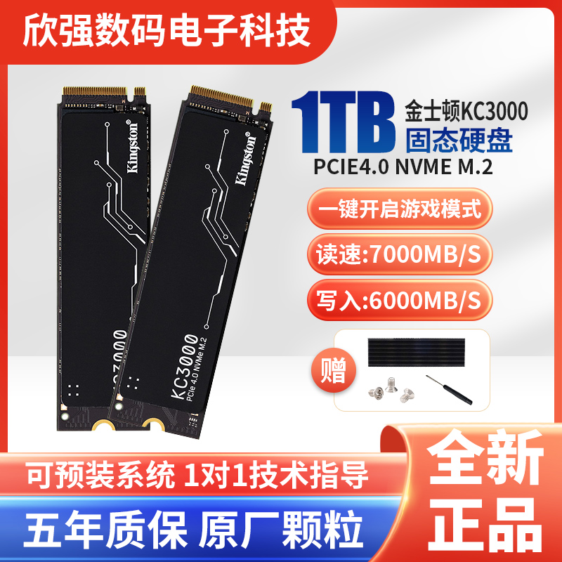 NV2/KC3000 500G1T2T M2 NVMe M.2固态pcie4硬盘SSD1TB512G