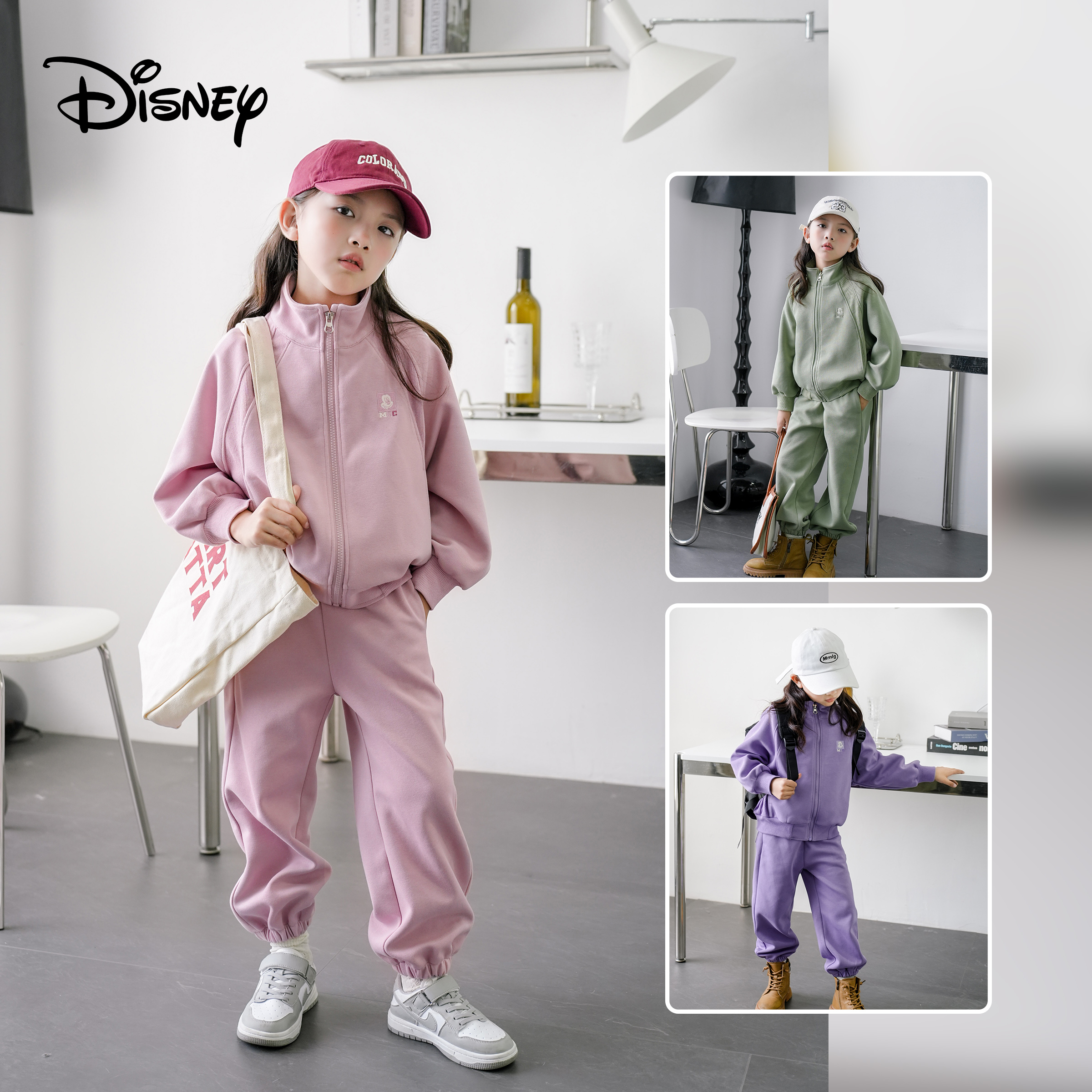 【TZD】Disney迪士尼儿童套装秋季新品时尚卡通两件套XFE3ZZ620