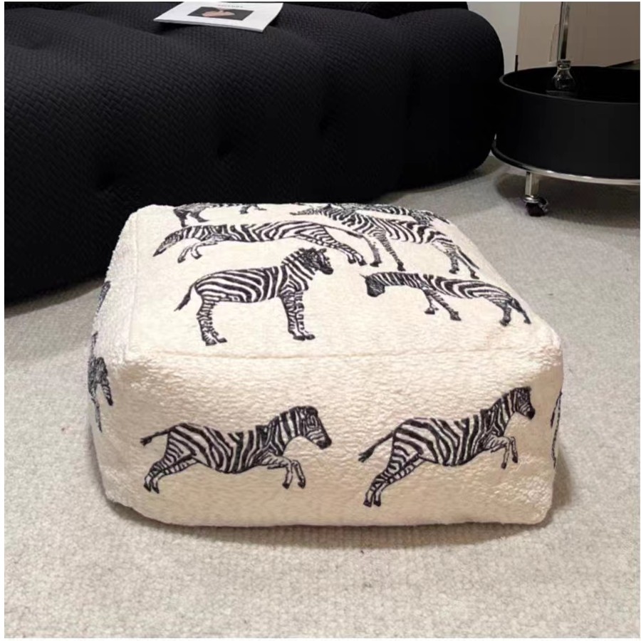 坐墩坐垫蒲团柔软舒适午睡懒人沙发飘窗斑马