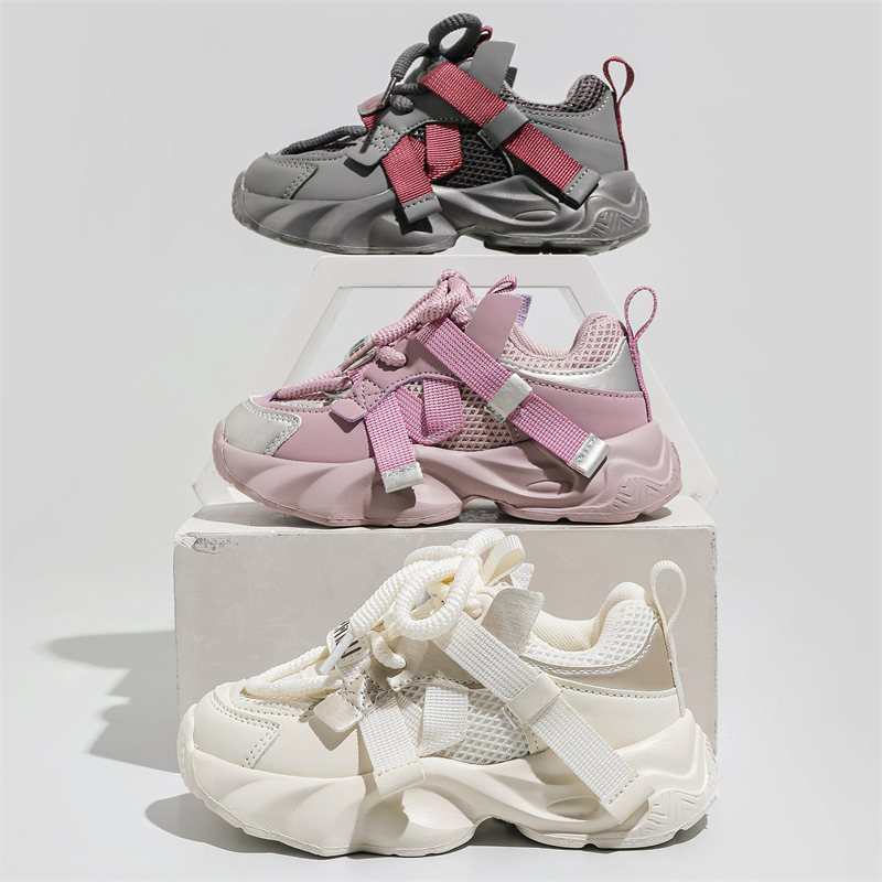 泡妈童装  2024春季新款儿童休闲男童女童运动鞋935