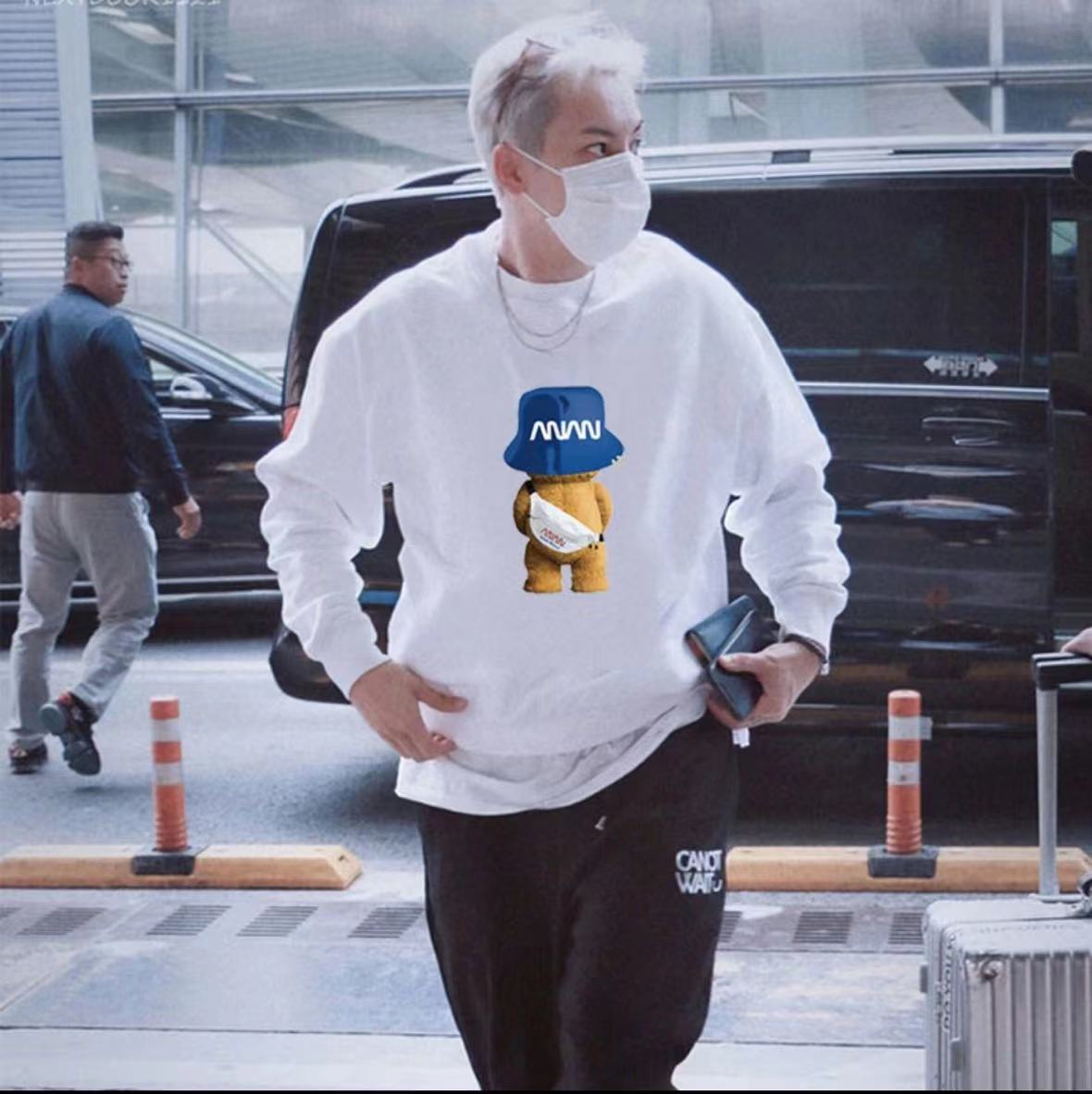 【NASA联名】明星同款秋冬卫衣情侣夏季宽松潮流印花圆领上衣