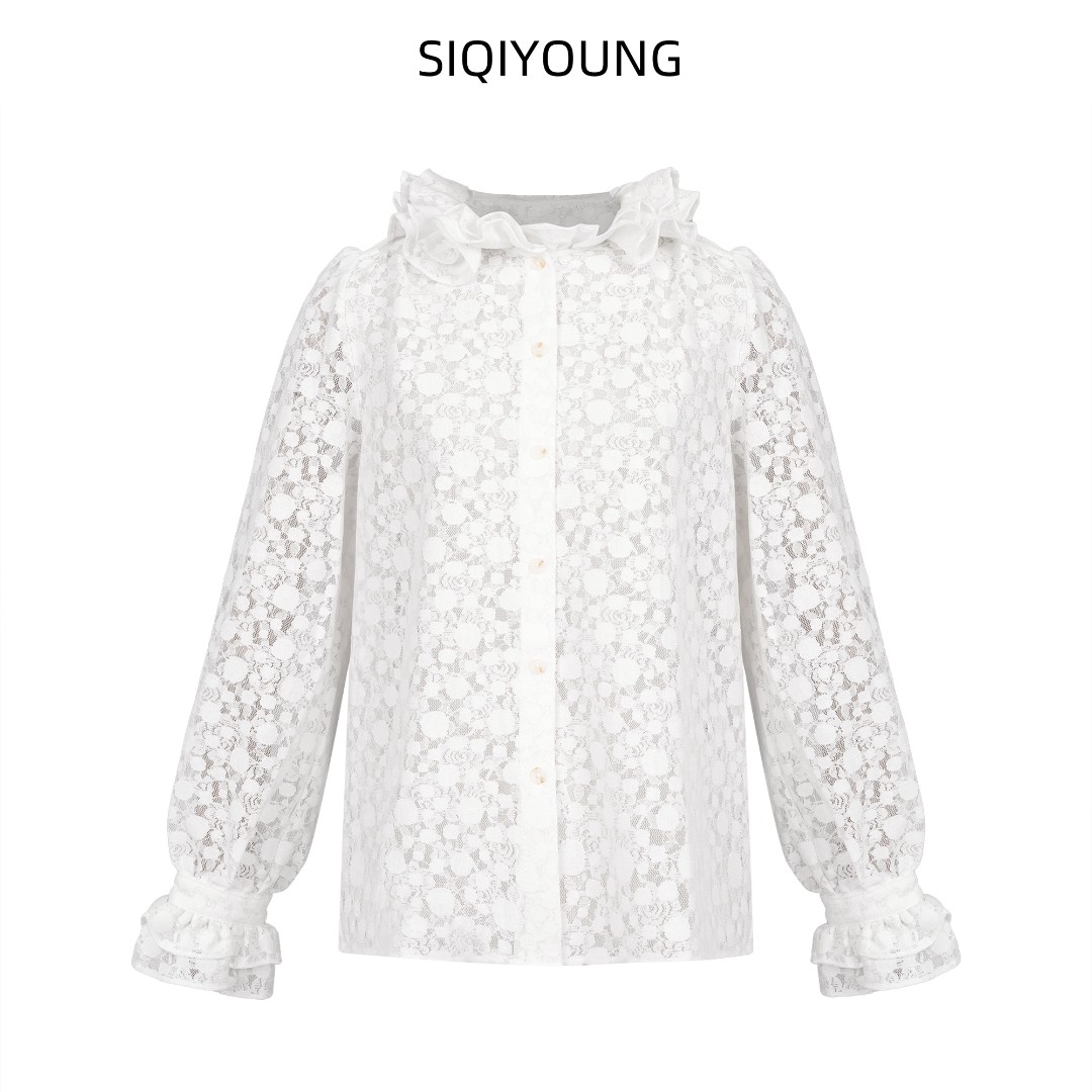 SIQIYOUNG【Maggie精选】花边领衬衣
