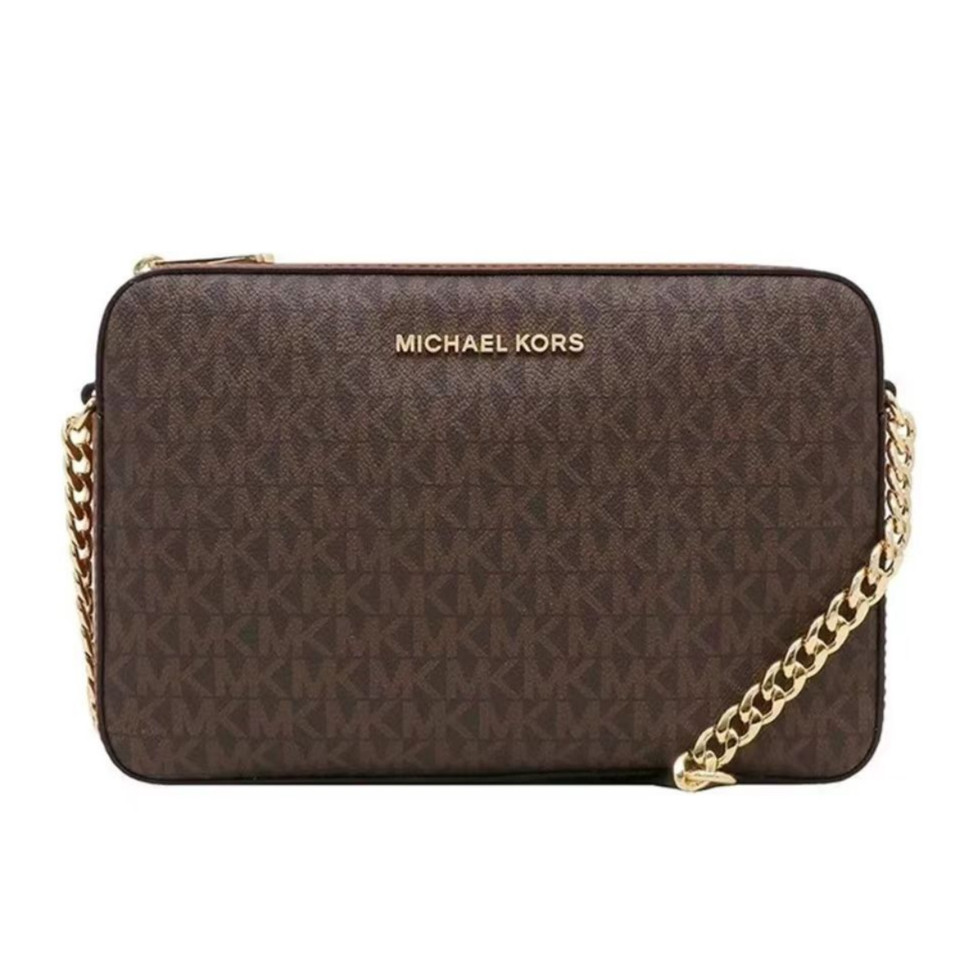MICHAEL KORS JET SET单肩相机包焦糖色 约23*5*15cm 35F8GTTC3B