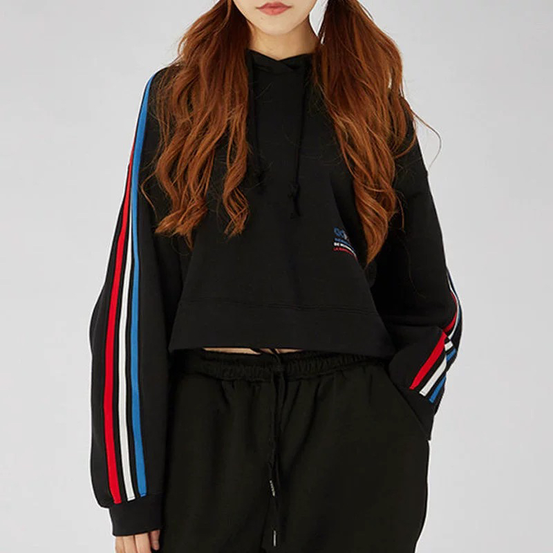 【BB】adidas三叶草连帽套头印花卫衣 GN2853