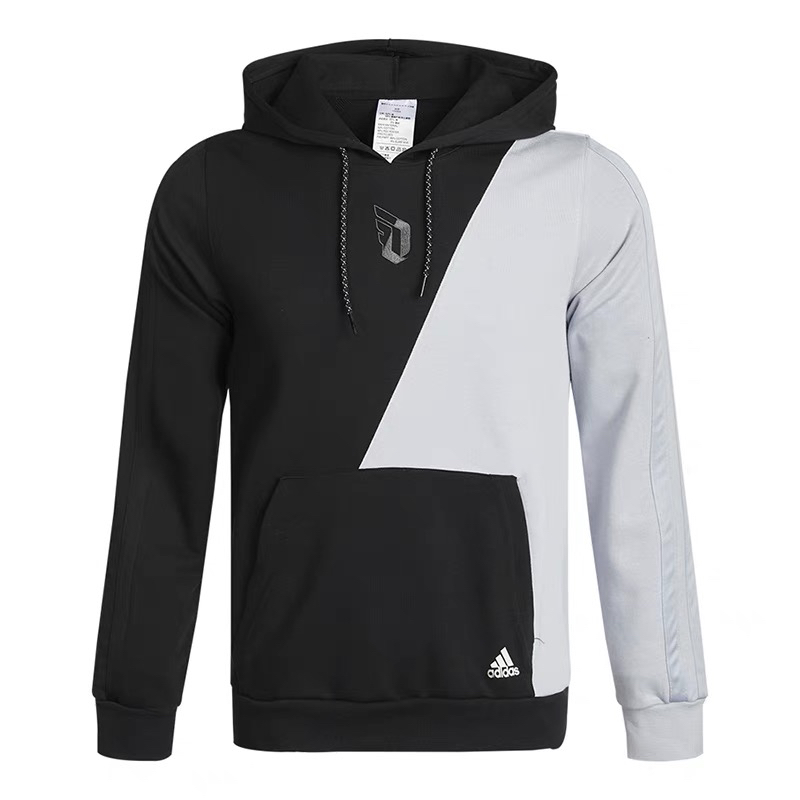 Adidas阿迪达斯男官网旗舰DAMEVISHOOD训练套头卫衣长袖GT0216