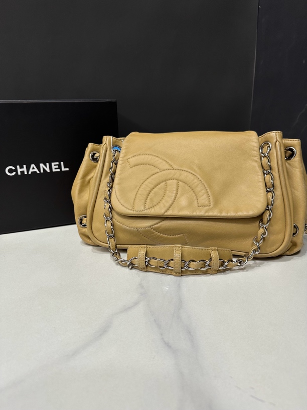 95新  街角/香奈儿双c logo南瓜包11开28cm/0033111811