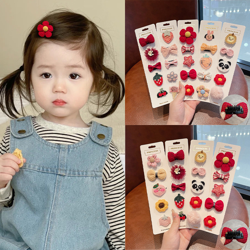 可爱宝宝头饰汗毛夹婴儿可爱碎发夹子儿童不伤发卡子发饰发夹发卡