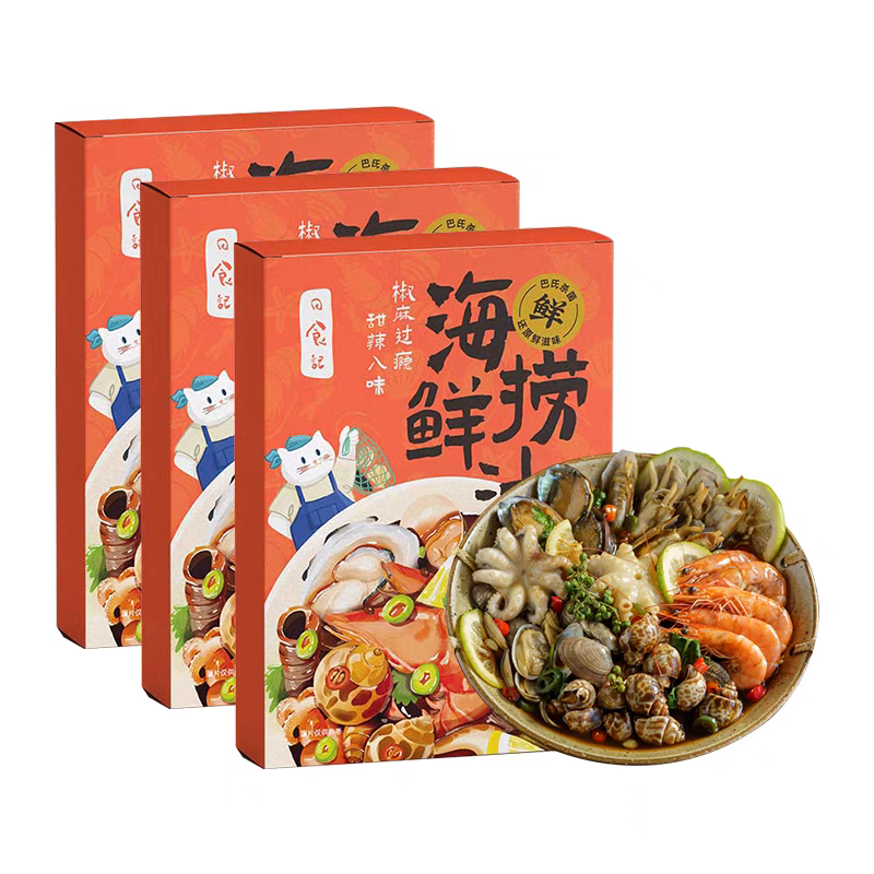 【24年4月】日食记海鲜捞汁凉拌菜调味料白灼海鲜蘸料205g*3盒