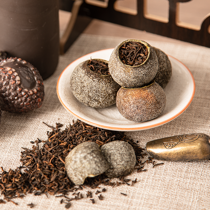 【但哥严选好茶】李陌茶 10+18头采·小青柑熟茶茶叶（一罐250g)