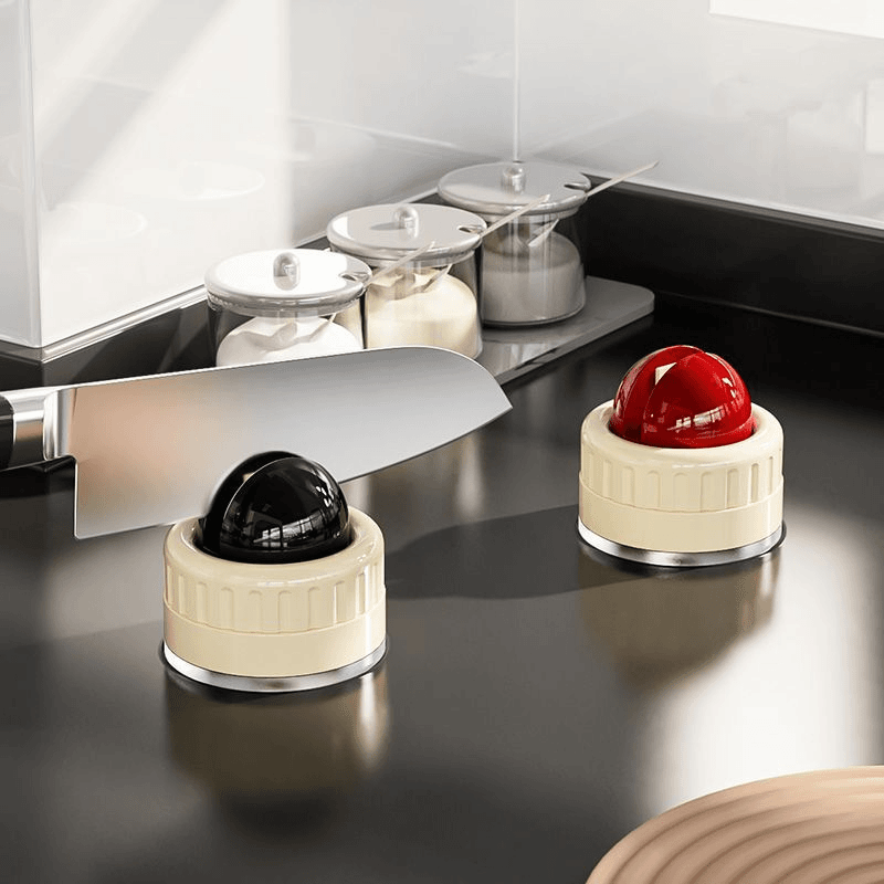 圆球吸盘磨刀石家用厨房磨菜刀剪刀工具固定新款快速磨刀神器D412