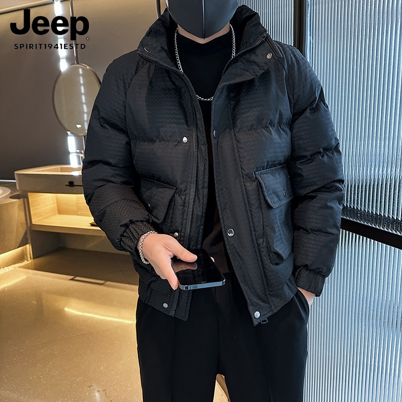 JEEP吉普棉衣2023轻薄新款冬季宽松潮牌棉衣外套加厚保暖夹克棉袄