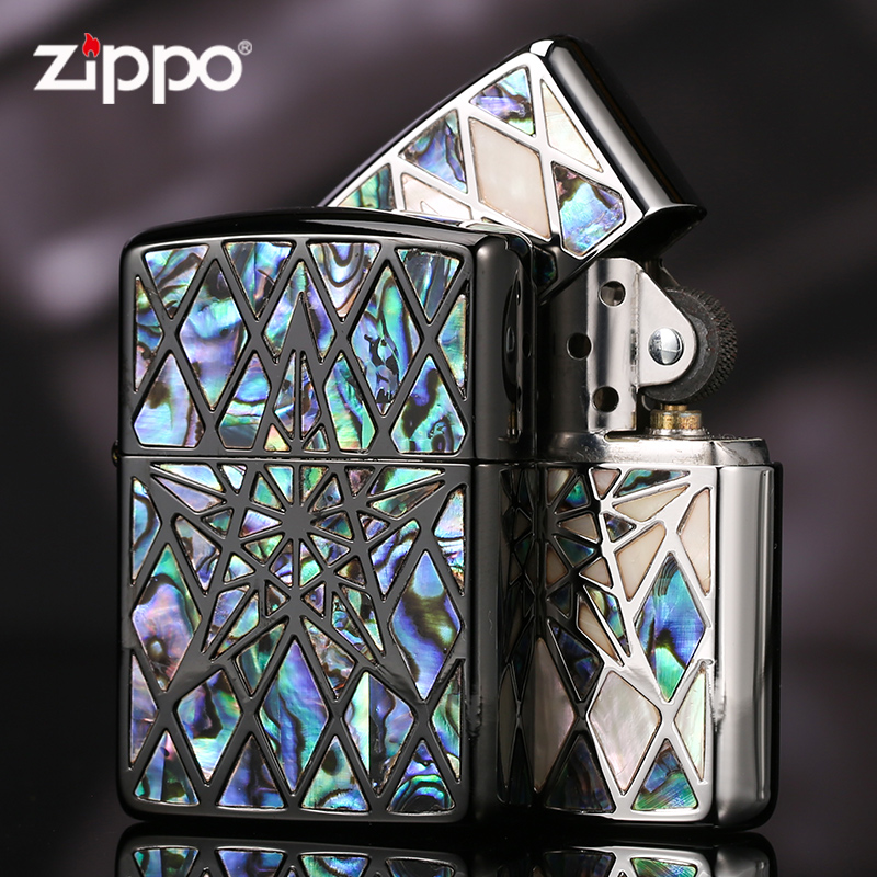 ZIPPO【五芒星彩贝】打火机防风男士送礼幻彩