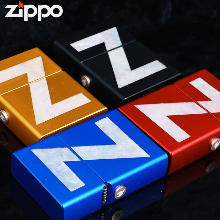 ZIPPO【 Z世界系列】 夜光彩贝大Z 可旋转机身防风煤油打火机