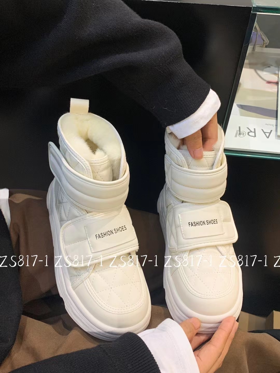 【蔓菲】冬季新款雪地靴 ▎时尚百搭潮流短靴保暖靴子女 ▎增高4.5cm