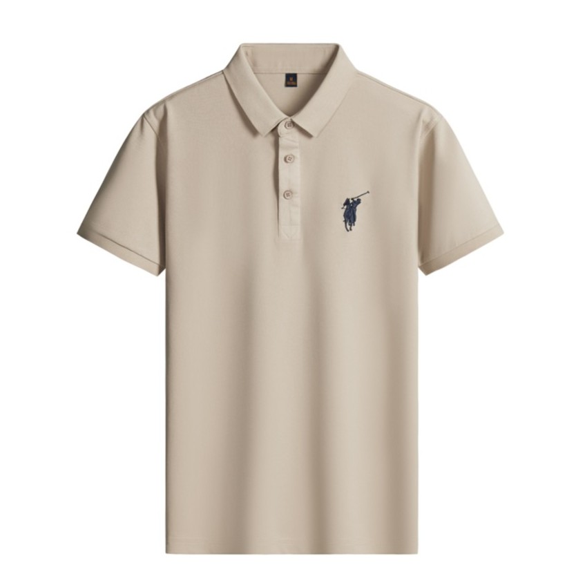 新品POLO衫男短袖翻领夏装商务休闲修身款男士上衣薄款透气