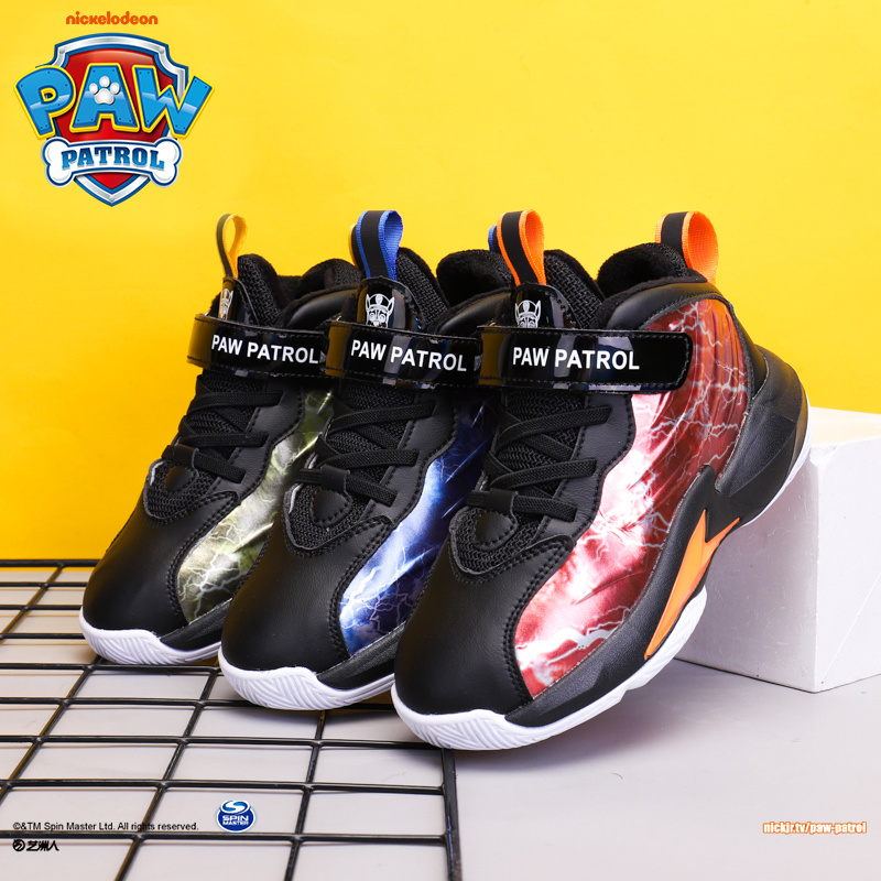 汪汪队童鞋男童棉鞋冬季加绒鞋保暖中大童棉鞋26-37码  paw20184