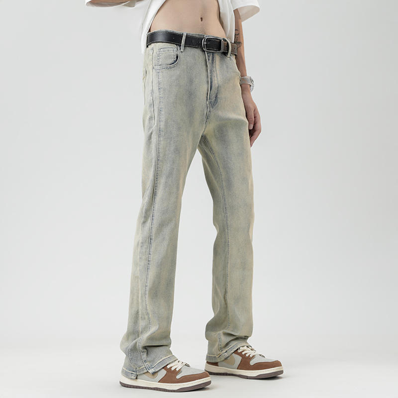 牛仔裤男潮牌宽松2023新款哈伦裤子男款秋冬款直筒长裤休闲裤男装
