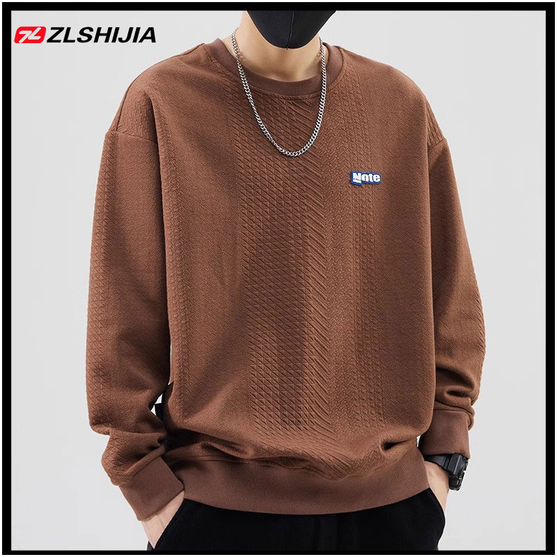 战狼世家2023新款打底衫男士卫衣秋冬季潮流运动长袖圆领上衣服男