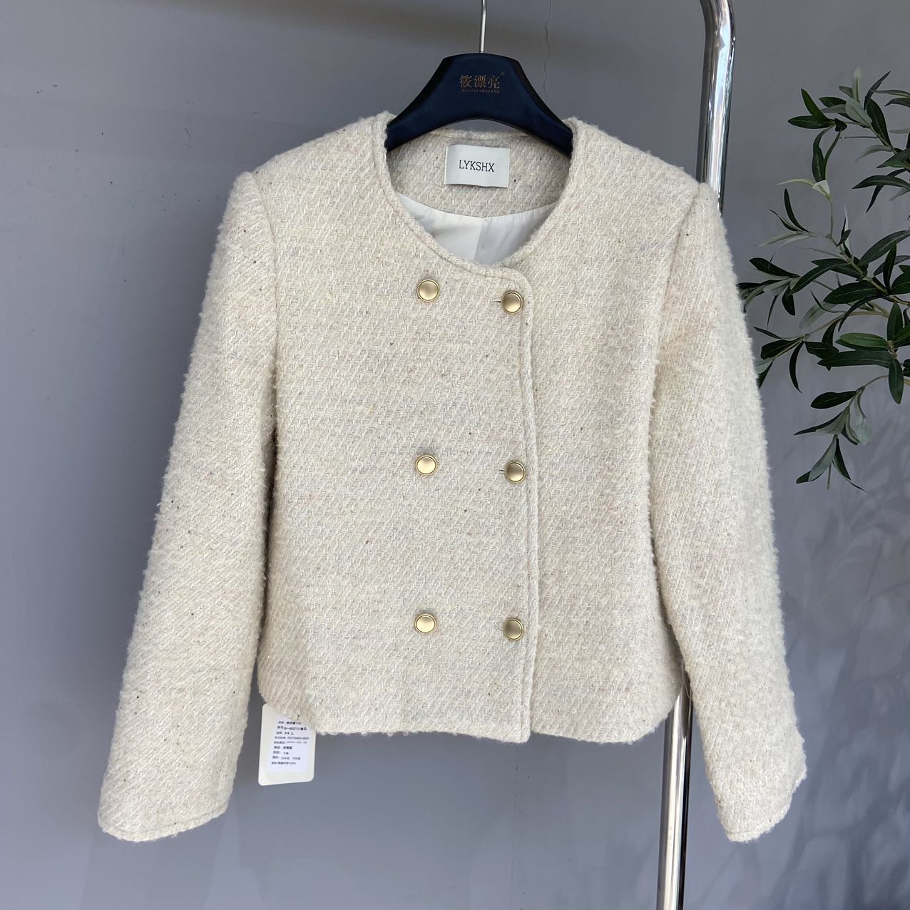 减龄百搭外套小香风名媛气质上衣女2023秋冬新款8007#0.1