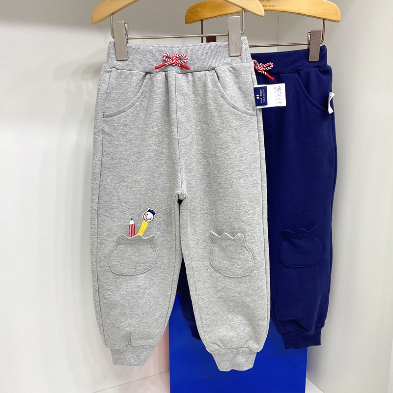 KZ620 儿童阿路口袋裤子藏青色