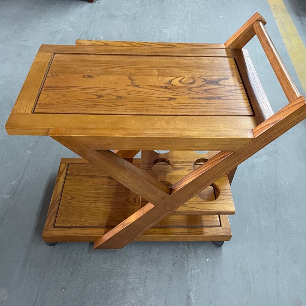 201餐车白蜡木730*450*760