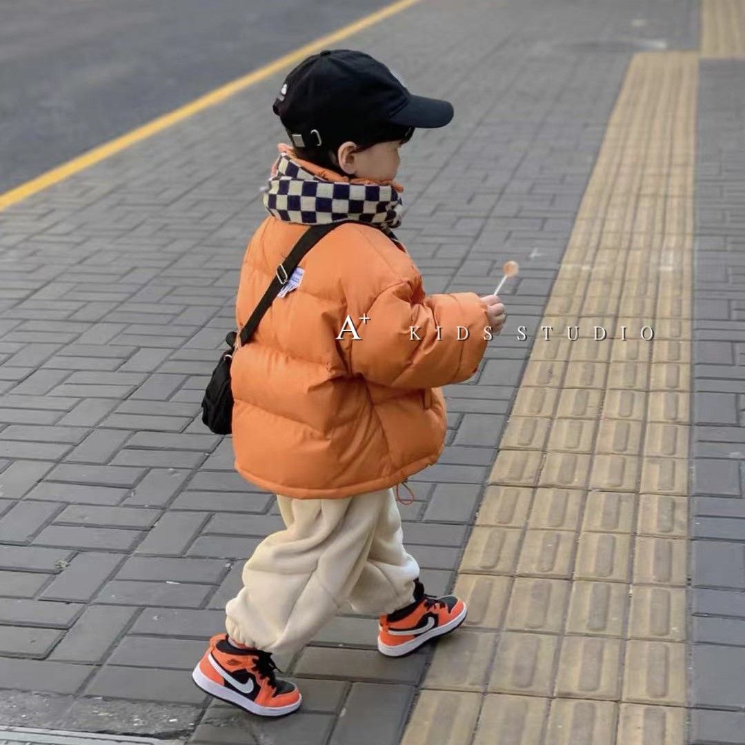 儿童90白鸭绒羽绒服中小童韩版面包服HYP0711