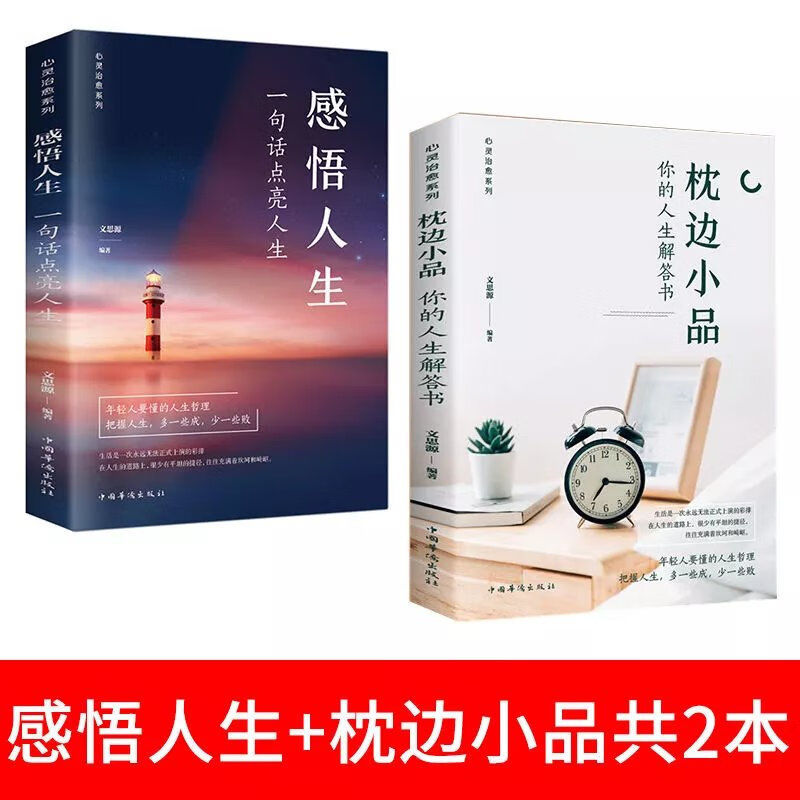 感悟人生一句话点亮人生阳光心态枕边小品心灵治愈人生哲理书籍
