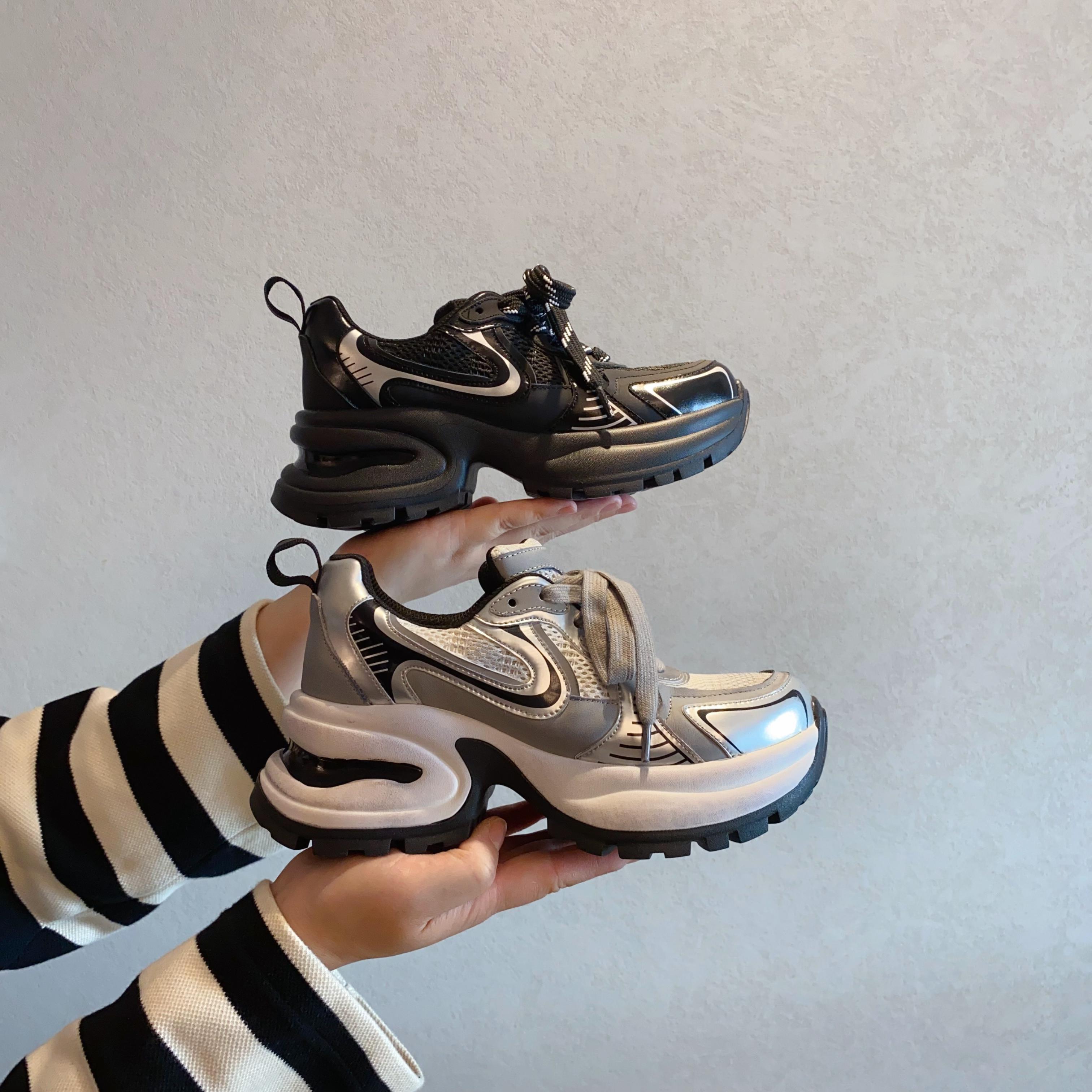 【欧货】明星同款 春秋百搭运动老爹鞋厚底休闲鞋跟高6CM 23901-8