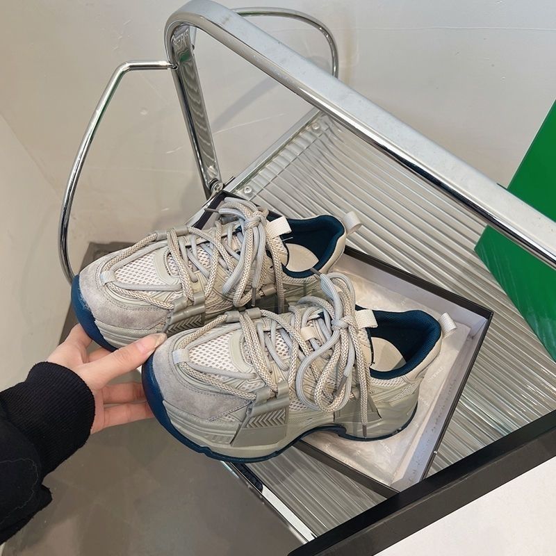 (三妹专属）港风老爹鞋女秋季新款百搭厚底复古显脚小休闲运动鞋女