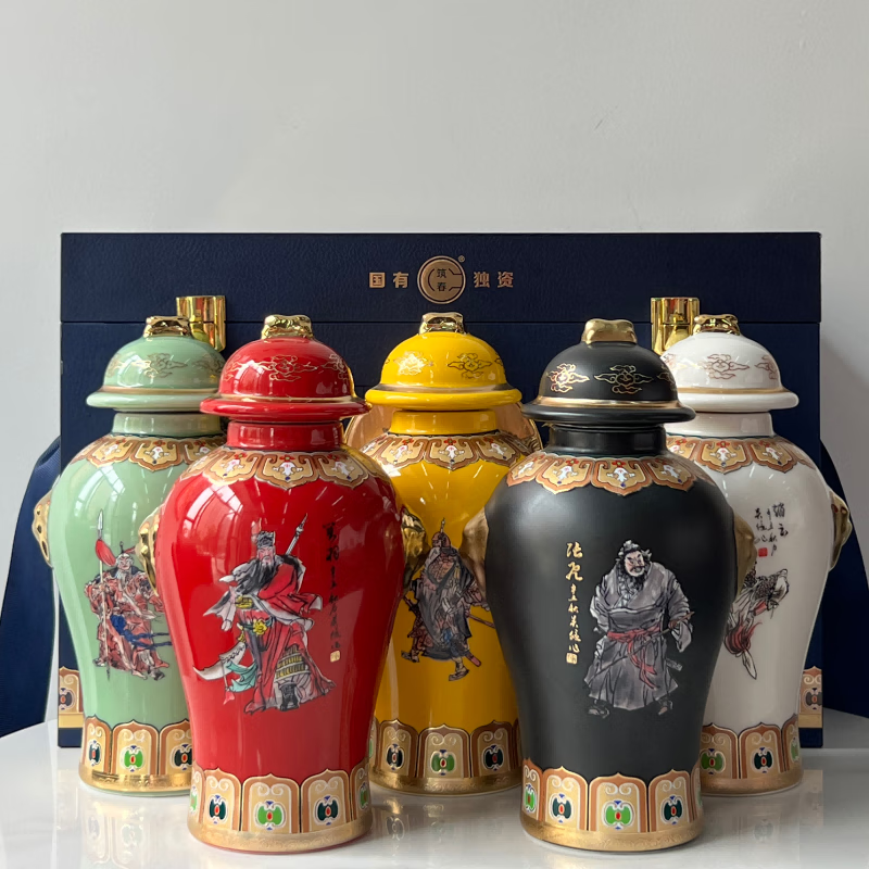 筑春 五虎上将 优质酱香型白酒 套装53度500ml