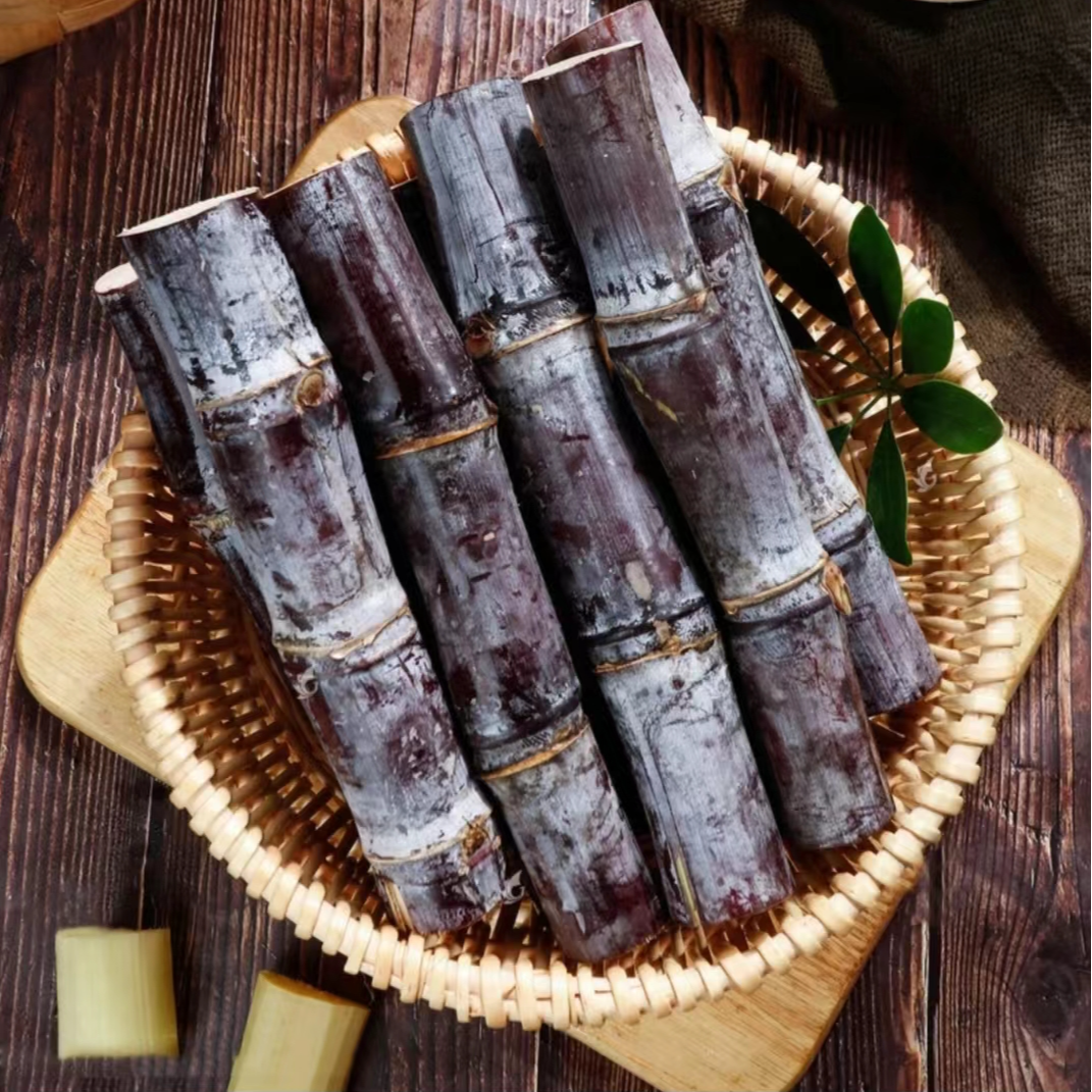 去头去尾广西黑皮甘蔗新鲜现砍现发净重5/9斤