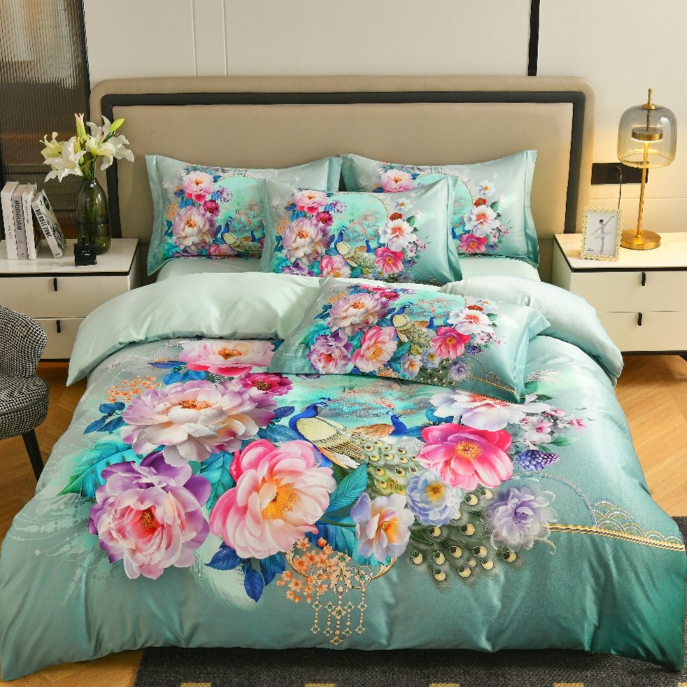 2023新款9D数码印花四件套