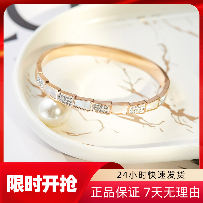钛钢手镯 精致轻奢时尚百搭蛇骨镯欧美潮流个性网红小众气质经典