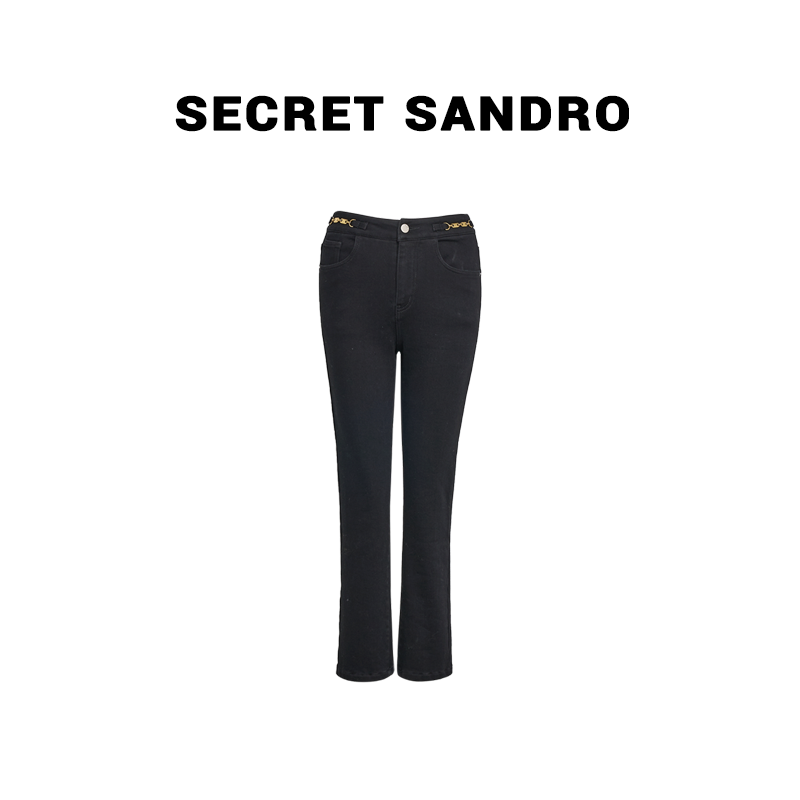 【筷子裤】Secret Sandro 鸥纪儿 牛仔裤 K63220678R