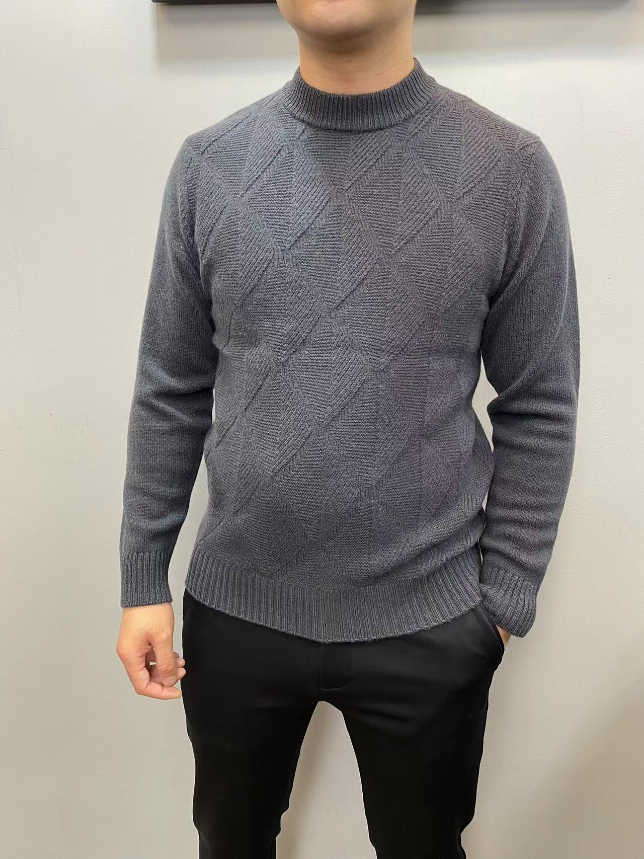 杰克朗博23年新款休闲商务款羊毛衫236