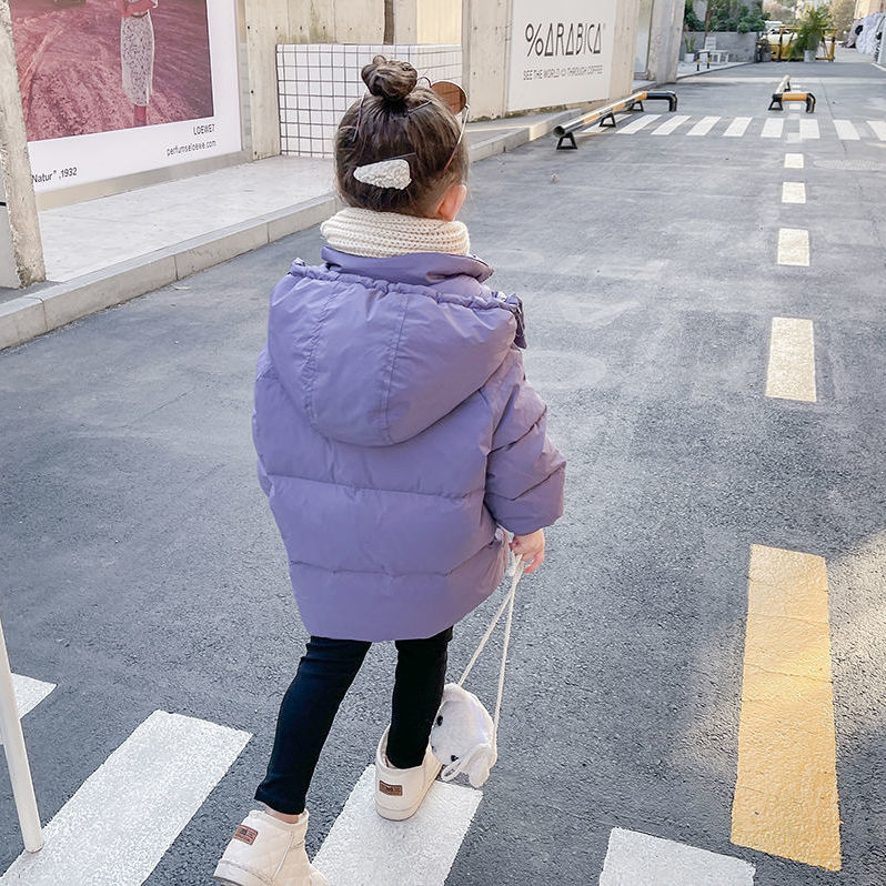 巴拉巴拉恩女童棉衣冬装女宝宝羽绒服2023款儿童冬季加厚韩版外套