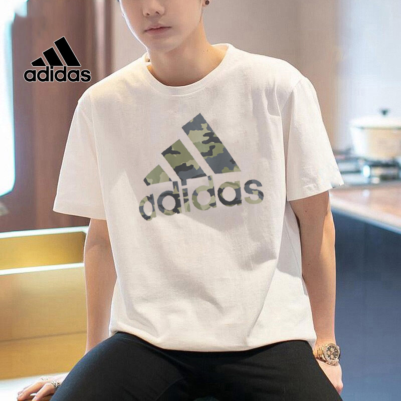 ADIDAS阿迪达斯男士新款爆款休闲运动短袖跑步健身训练T恤HE2370
