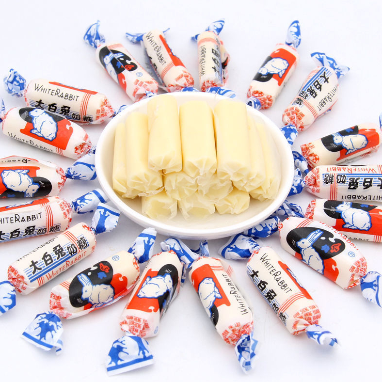 大白兔奶糖软糖结婚喜糖学生儿童办公怀旧零食糖果零食品批发年货