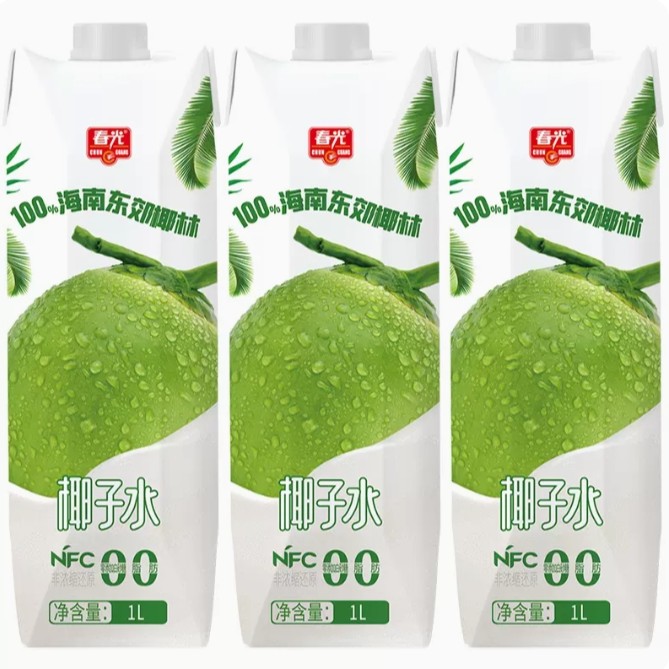 临期 春光椰子水1L装（24.3月到期）