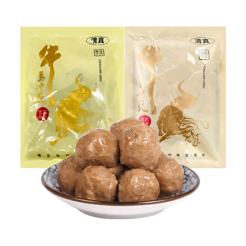 临期 清真 牛气冲天牛肉丸牛筋丸250g*8（2024/10/27）