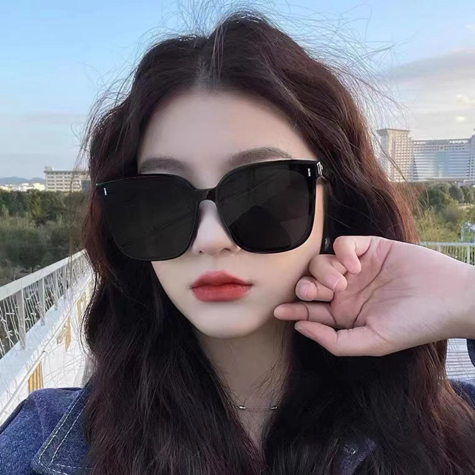 墨镜男高级感墨镜网红夏季开车驾驶专用偏光太阳眼镜女韩版GM普通