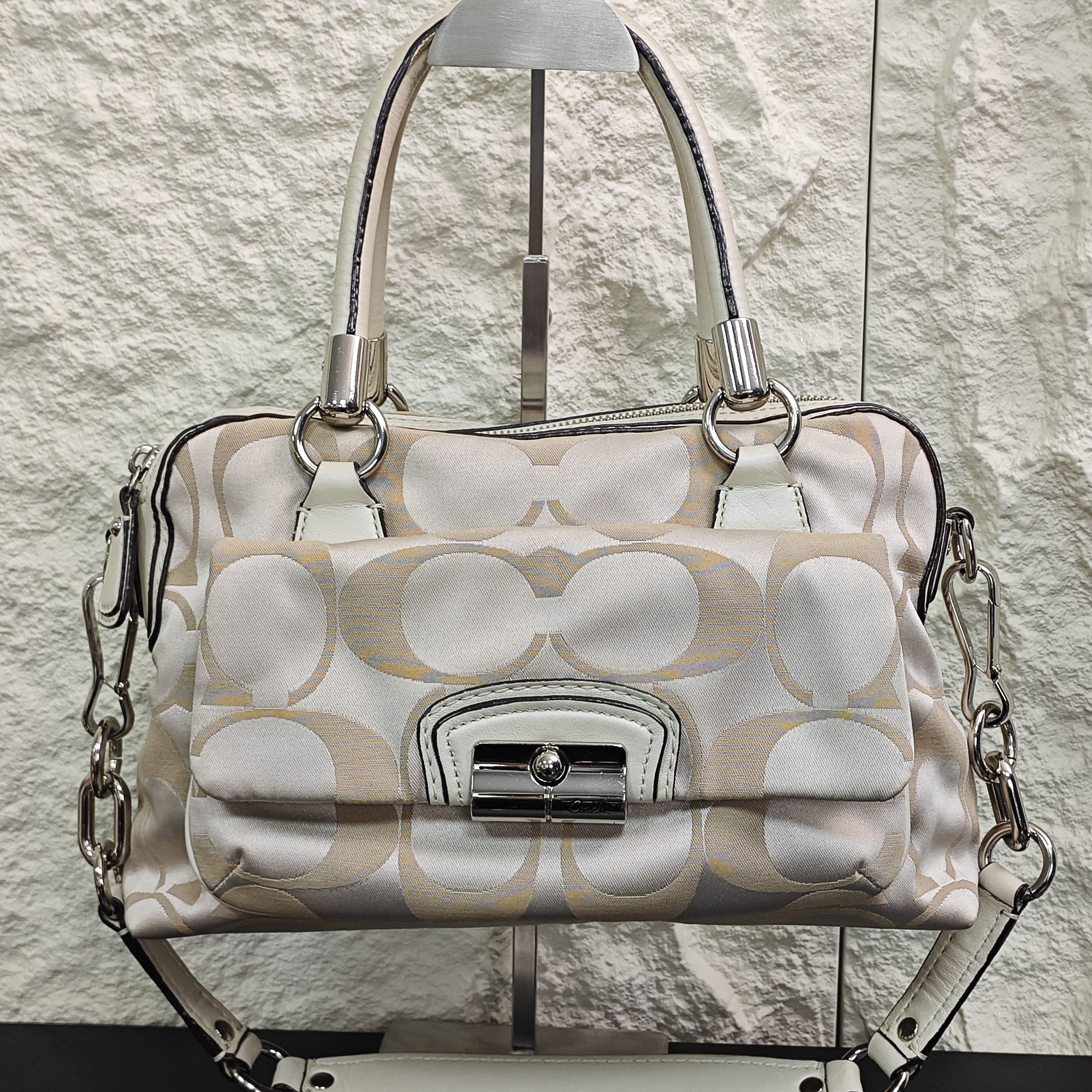 95新 COACH/蔻驰 蔻驰/老花单肩包/23015/姐妹花