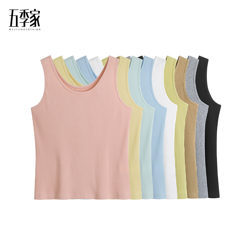 微胖百搭宽松针织打底背心吊带瑜伽纯棉夏季女士SC61870