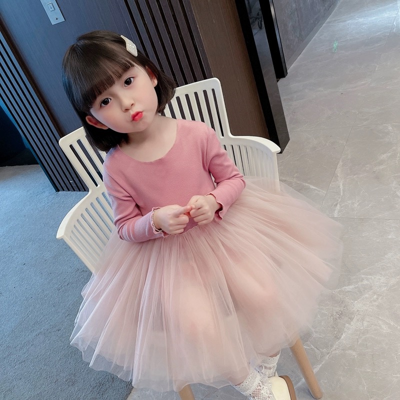 女童连衣裙2023春秋新款洋气公主裙儿童韩版中小童装宝宝长袖裙子