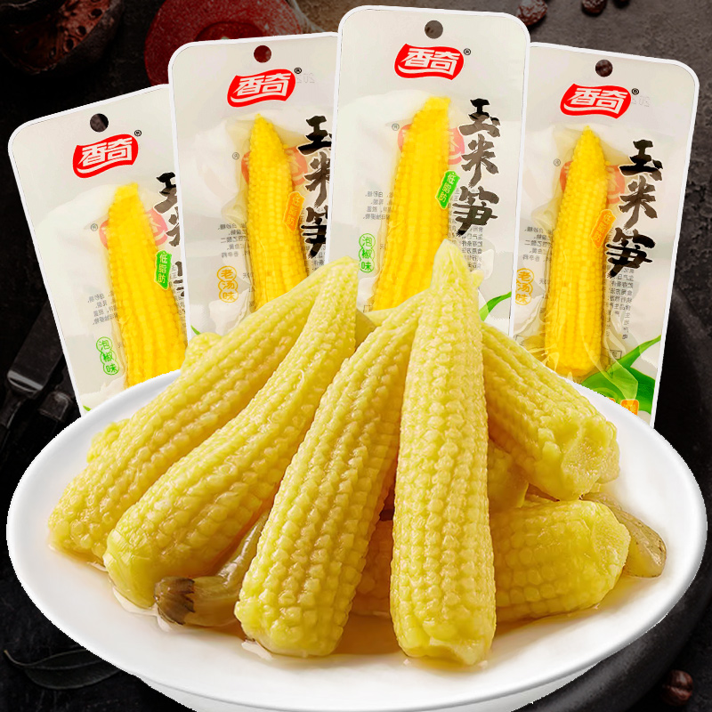 玉米笋泡椒脆笋尖小包装开袋即食笋子好吃网红零食小吃休闲食品-2
