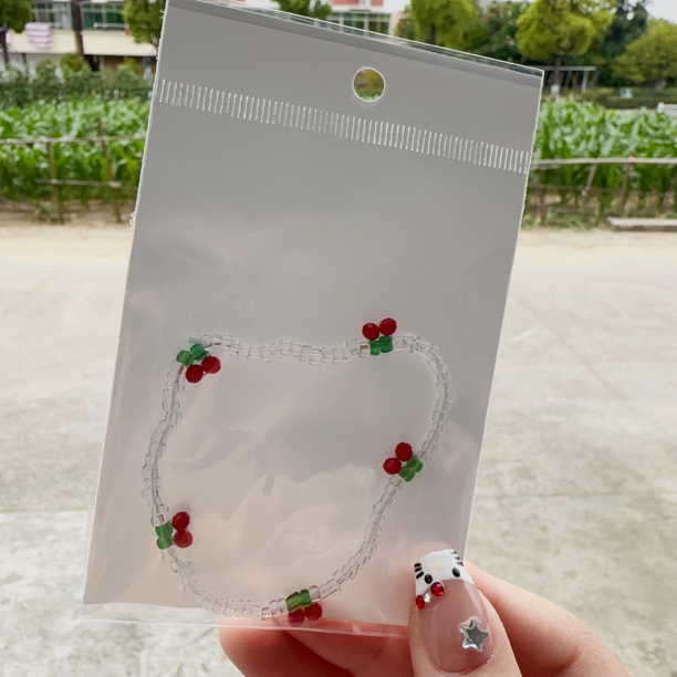 同款小樱桃玫瑰饰品