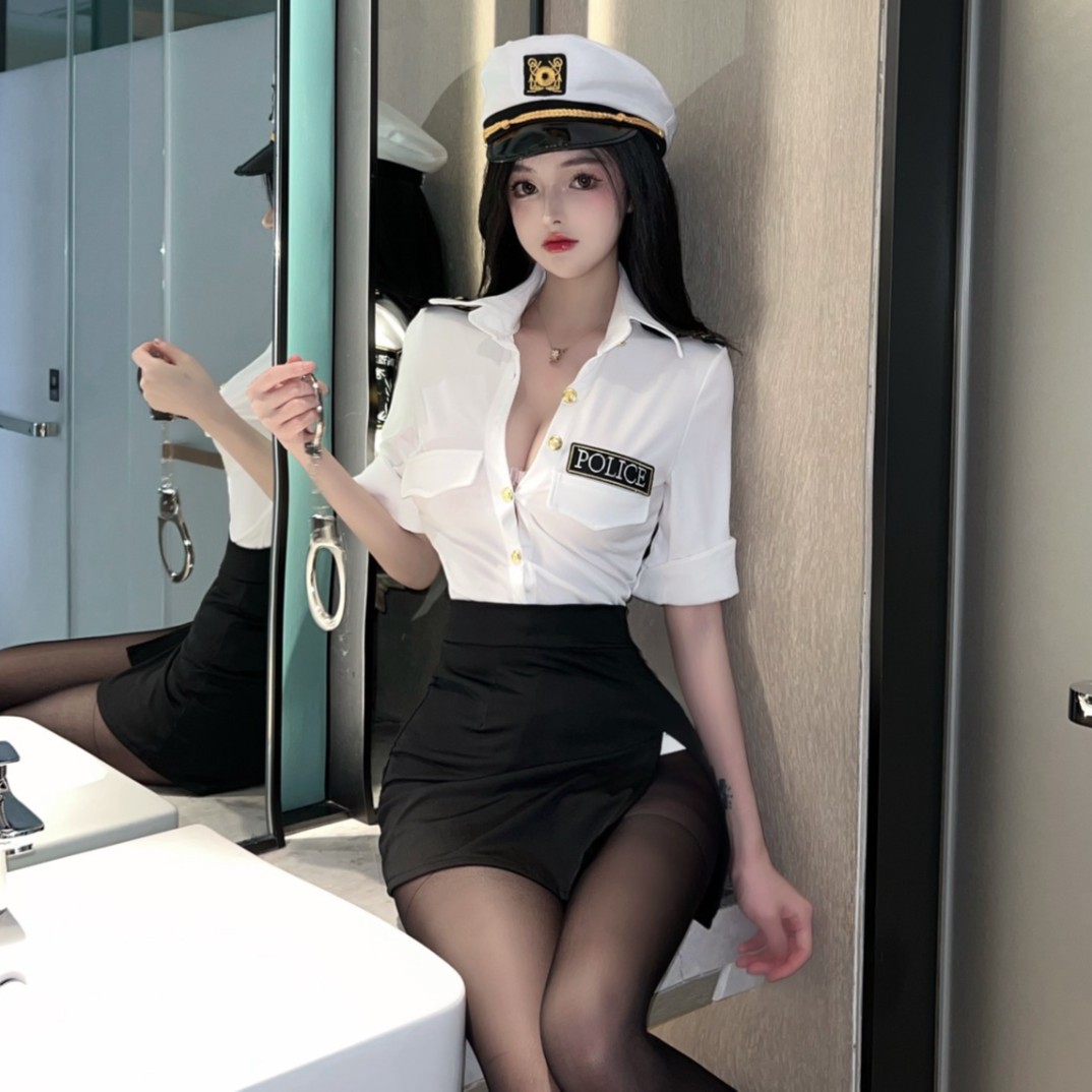 七夕性感辣妹诱惑角色扮演套装睡衣女薄款显瘦包臀空姐网红成人气